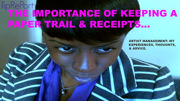 My Management Experiences: The importance of keeping a paper trail & receipt