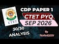 Ctet and tet class 1 CDP PYQ analysis#తెలుగులో వివరణ