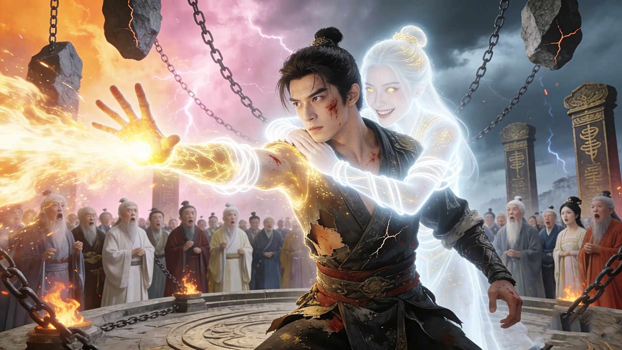 社畜女孩穿进修仙小说成男主第二魂魄，宗门审判接管身体五徒弟傻眼