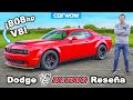 Dodge Demon reseña - ¡0-100km/h, 1/4 de milla, prueba de frenado y DRIFT!