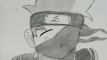 How to draw Kakashi for beginners#kakashi #naruto #obito 