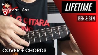 Video thumbnail of "Basic Chords: LIFETIME cover/guitar cover | BEN & BEN"