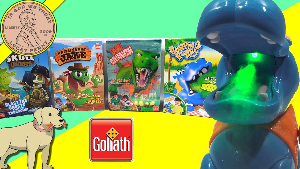 Burping Bobby - Dino Crunch - Rattlesnake Jake & Johnny The Skull