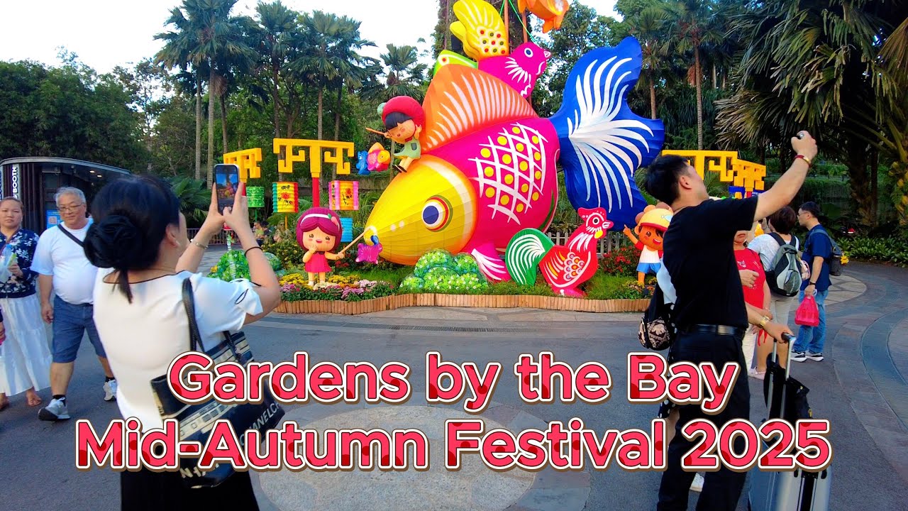 Mid-Autumn Festival 2025! Gardens by the Bay Amazing Lanterns Light Up the Night