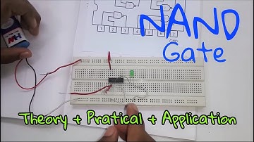 Logic Gates:- NAND Gate [ Theory + Practical + Application ] (In Hindi)