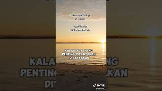 Dasarnya Hidup itu Diam