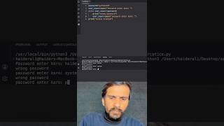 Strong password in 5 seconds using Python 😳#python #coding #shorts #viral #youtubeshorts
