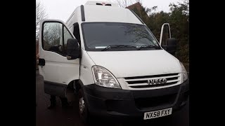 Iveco Daily Fridge van to Camper Vlog 1