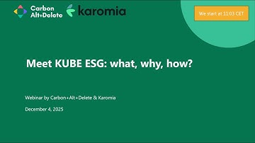 Webinar Kube: What, Why, How?