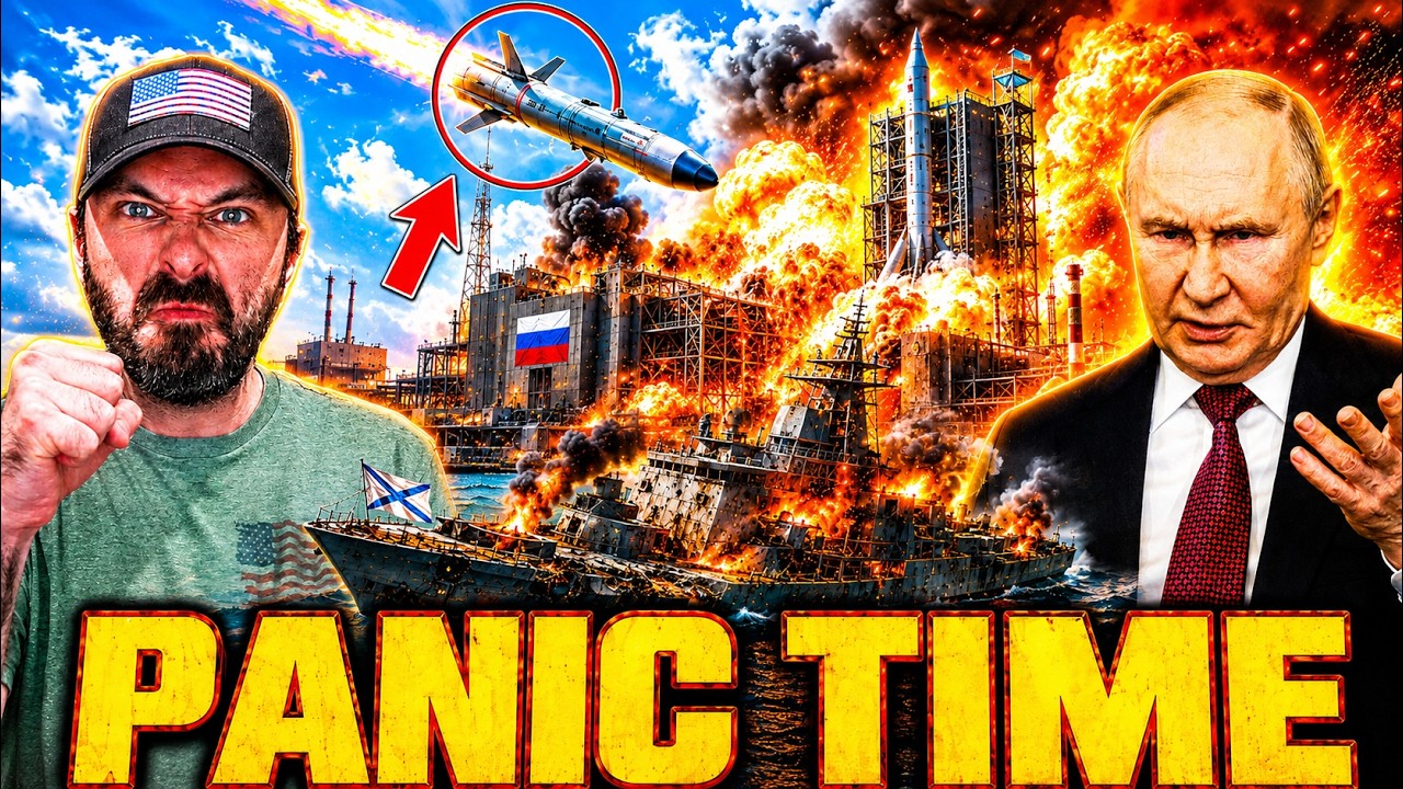 ⁣BREAKING: Russia LIT UP By Brutal Missile Attack – Major Ship BOMBED
