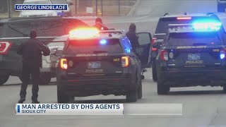 Man arrested by DHS agents