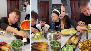 Funny Husband and Wife Eating Food Show Ep - 08