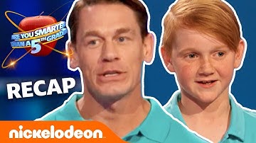 Nun Hits John Cena w/ a Baseball & More! 🍎 Are You Smarter Than a 5th Grader | Ep. 2 Recap