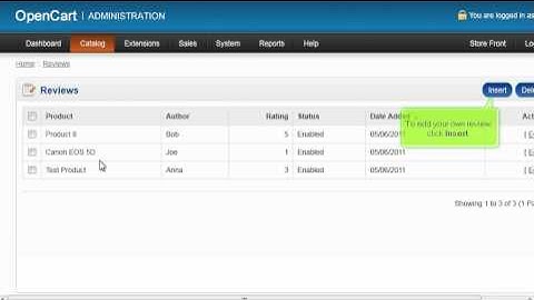 How to manage product reviews and ratings in OpenCart | FastDot Cloud Hosting