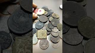 Старі мідні монети #coin