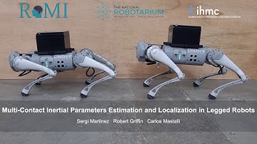 Multi-Contact Inertial Parameters Estimation and Localization in Legged Robots