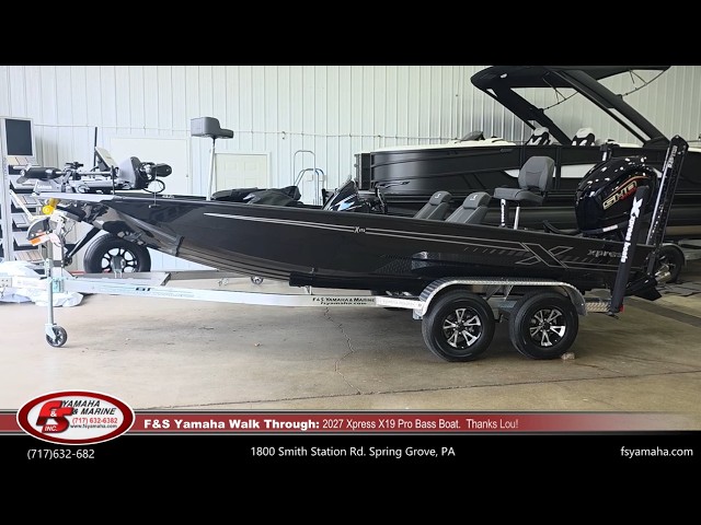 2027 Xpress X19 Pro Bass Boat. Thanks Lou! F & S Yamaha, Hanover