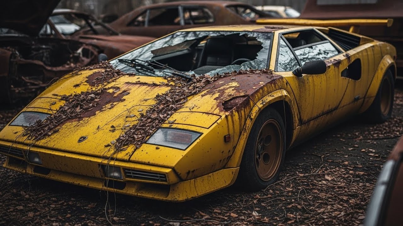 ASMR Lamborghini Countach LP400 1975 Restoration | From Abandoned Rust to Showroom Shine |