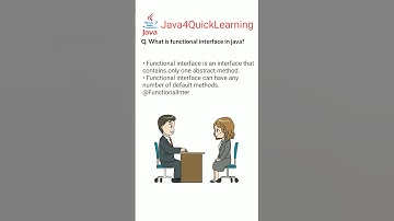 What is functional interface in java #functionalinterface #interface #java4quicklearning