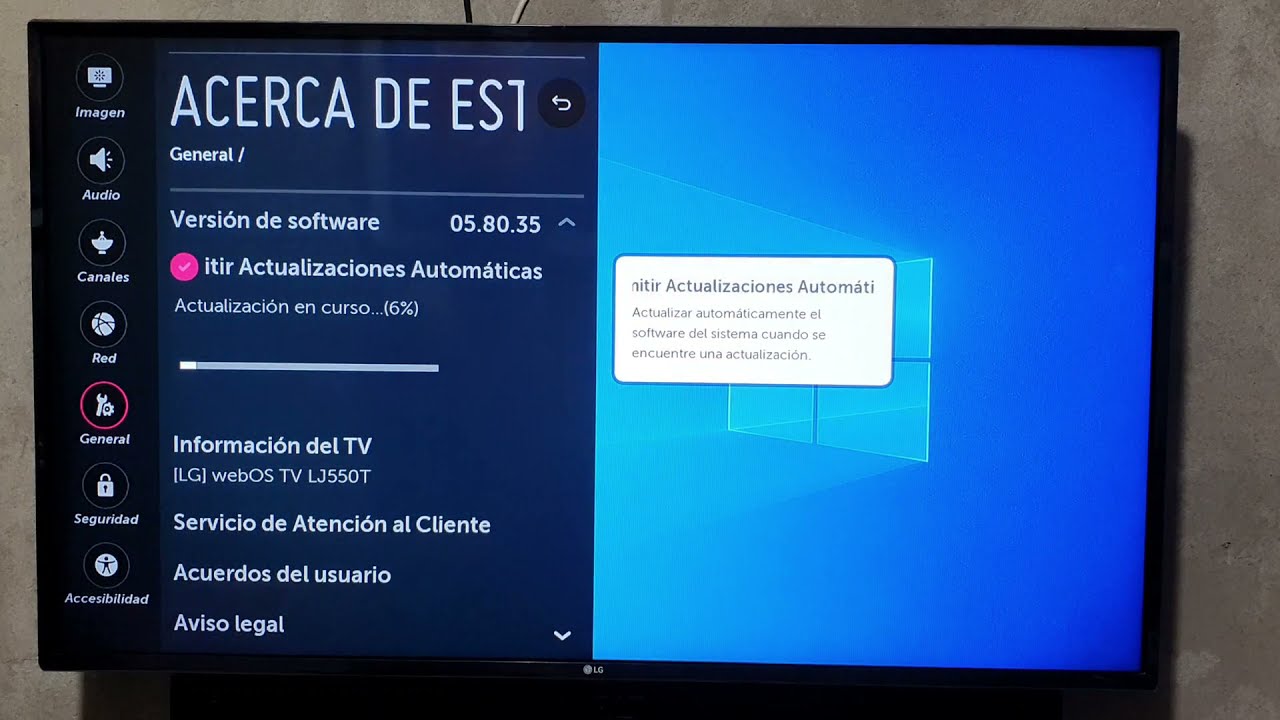 Como actualizar cualquier televisor LG con OS MANUALMENTE