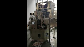 Full automatic triangle pyramid teabag packing machine