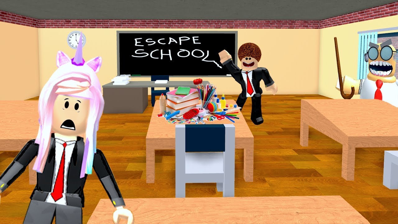 Roblox Escape The Evil School Obby Kunicorn Plays Roblox Youtube - kawaii unicorn roblox girl