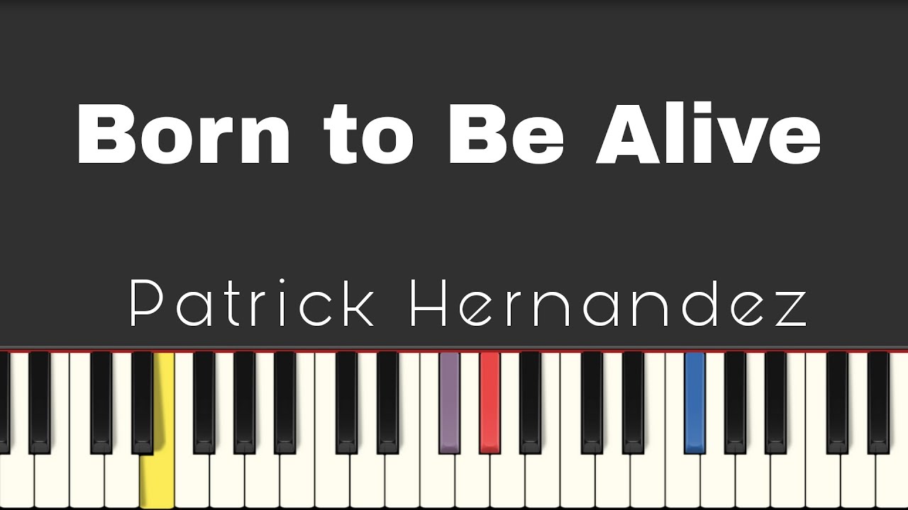 Patrick Hernandez - Born to Be Alive  ( Easy  Piano Tutorial )