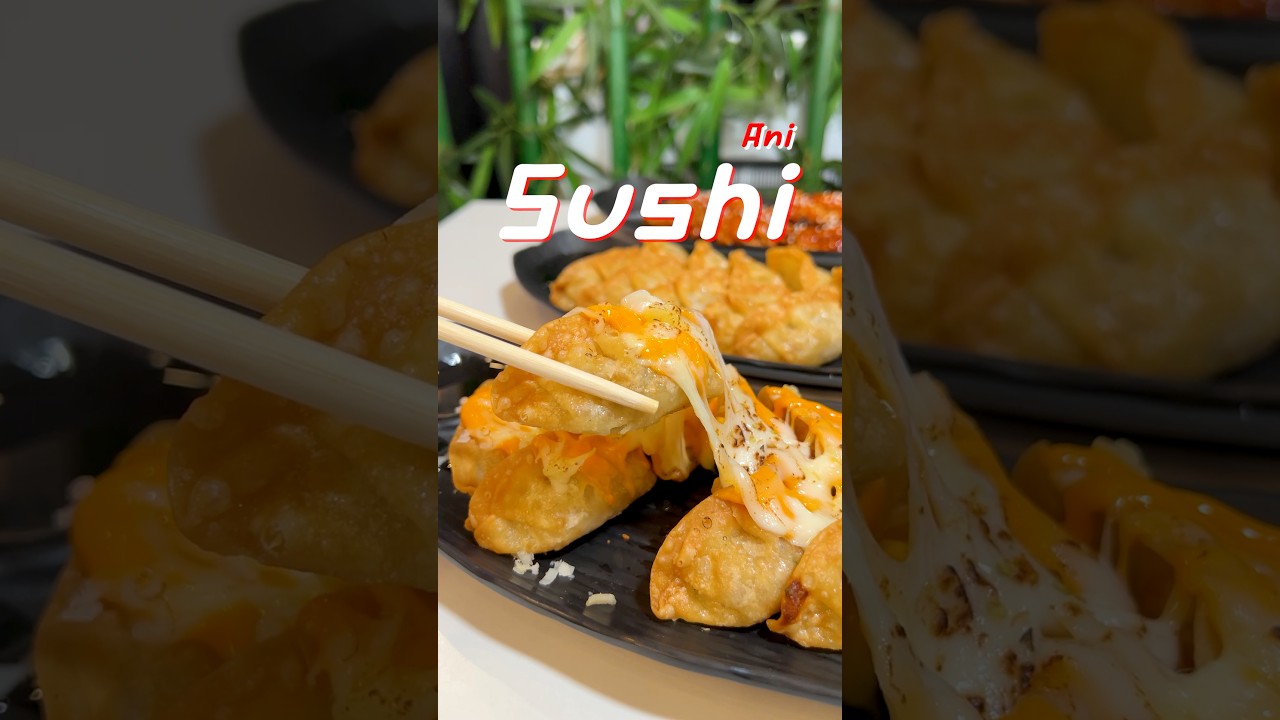 มาร้านซูชิ แต่ตกหลุมรักเกี๊ยวซ่า 😋 Ani Sushi สะพานควาย #AniSushi #ซูชิ #เกี๊ยวซ่าทอด #พีชอีทแหลก