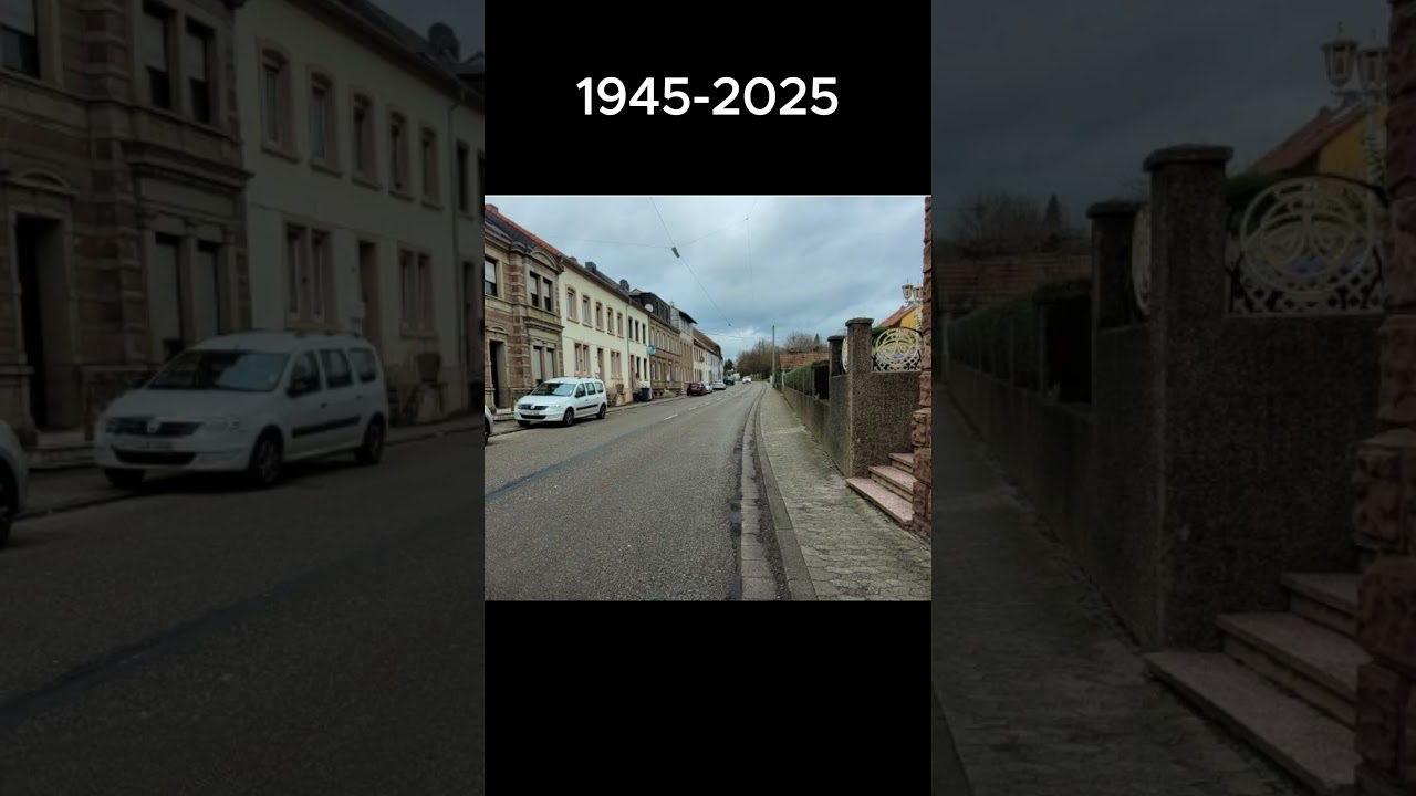 Then and Now of photo from WW2 