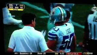 Sean Lee gets DESTROYED by Golden Tate
