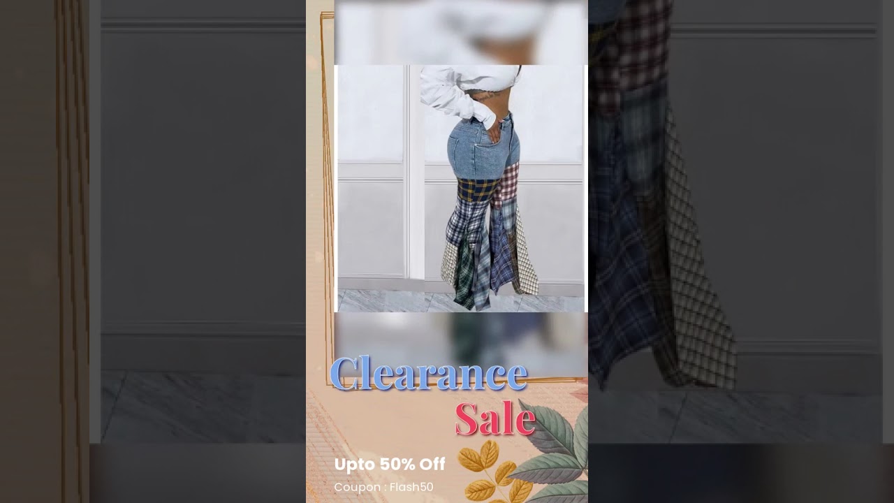 Clearance Sale on Hollow Out Pearl Jeans Plus Size Sexy Wide Leg Denim Pant Trousers High Quality Po