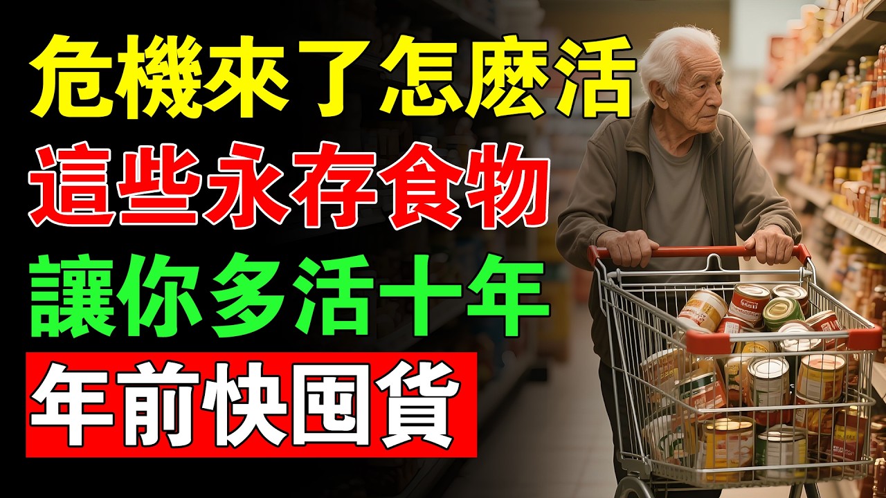 危機真的來了？靠什麼活下去？這「20樣永存食物」關鍵時刻能救命，年前一定要囤！