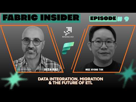 Fabric Insider Ep. 9 — Data Integration, Migration & Future of ETL  Microsoft Fabric | Wee Hyong Tok
