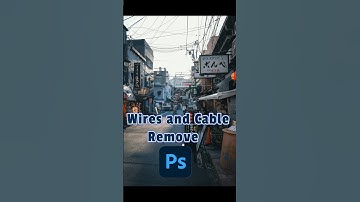 Wires and cable remove in photoshop 2025
