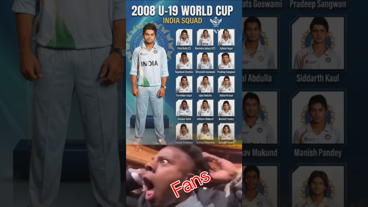 2008 U19 World Cup 🇮🇳 | Jab Kohli & Jadeja Ne History Likhi 🔥