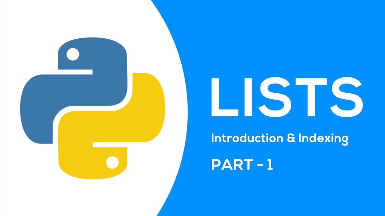 Lists | Introduction and Indexing | Python | Malayalam | Part -1 - YouTube