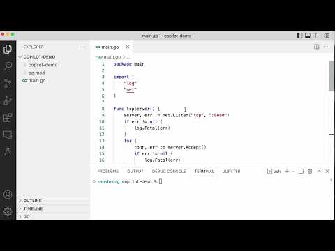 Copilot Demo using VS Code