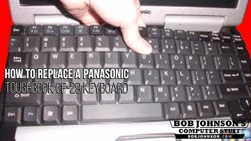 How to Replace a #Panasonic #Toughbook #CF-29 Keyboard