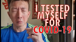 I tested myself for COVID-19 with the Antigen Rapid Test Kit