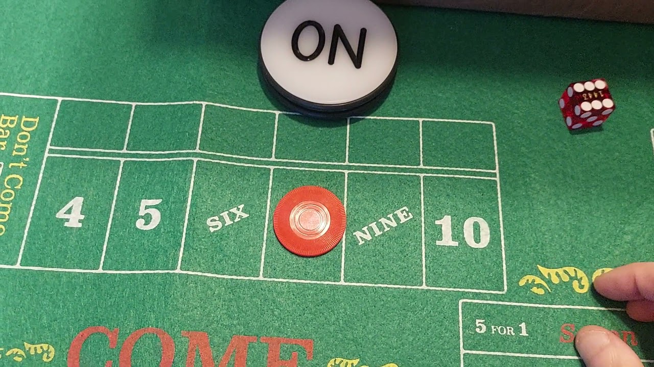 Demonstration of Craps strategy continuous Come / infinite molly