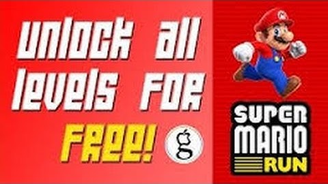 SUPER MARIO RUN HACK UNLOCK ALL LEVELS NO PC NO JAILBREAK (MUST SEE)