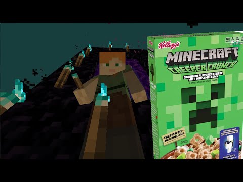 Minecraft Creeper Crunch Cereal Available August With Retail Cost