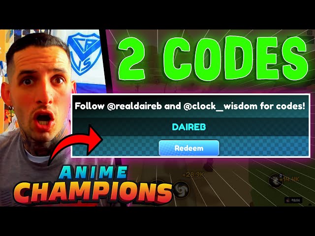 NEW* ALL WORKING CODES FOR ANIME CHAMPIONS SIMULATOR! ROBLOX ANIME  CHAMPIONS SIMULATOR CODES 