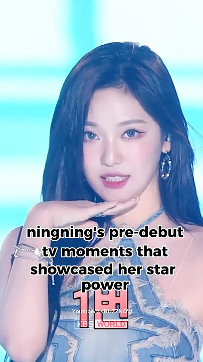 Ningning’s Pre-Debut Performance on Chinese TV! 🎤✨ #Ningning #aespa #PreDebut #Kpop #KpopShorts