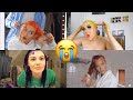 people dyeing their hair intense colors for 10 minutes straight