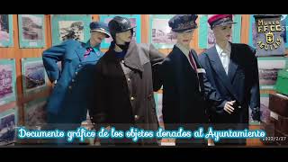 Documento Gráfico De Los Objetos Donados Al Ayuntamiento De Águilas Por Los Amigos Del Ferrocarril.