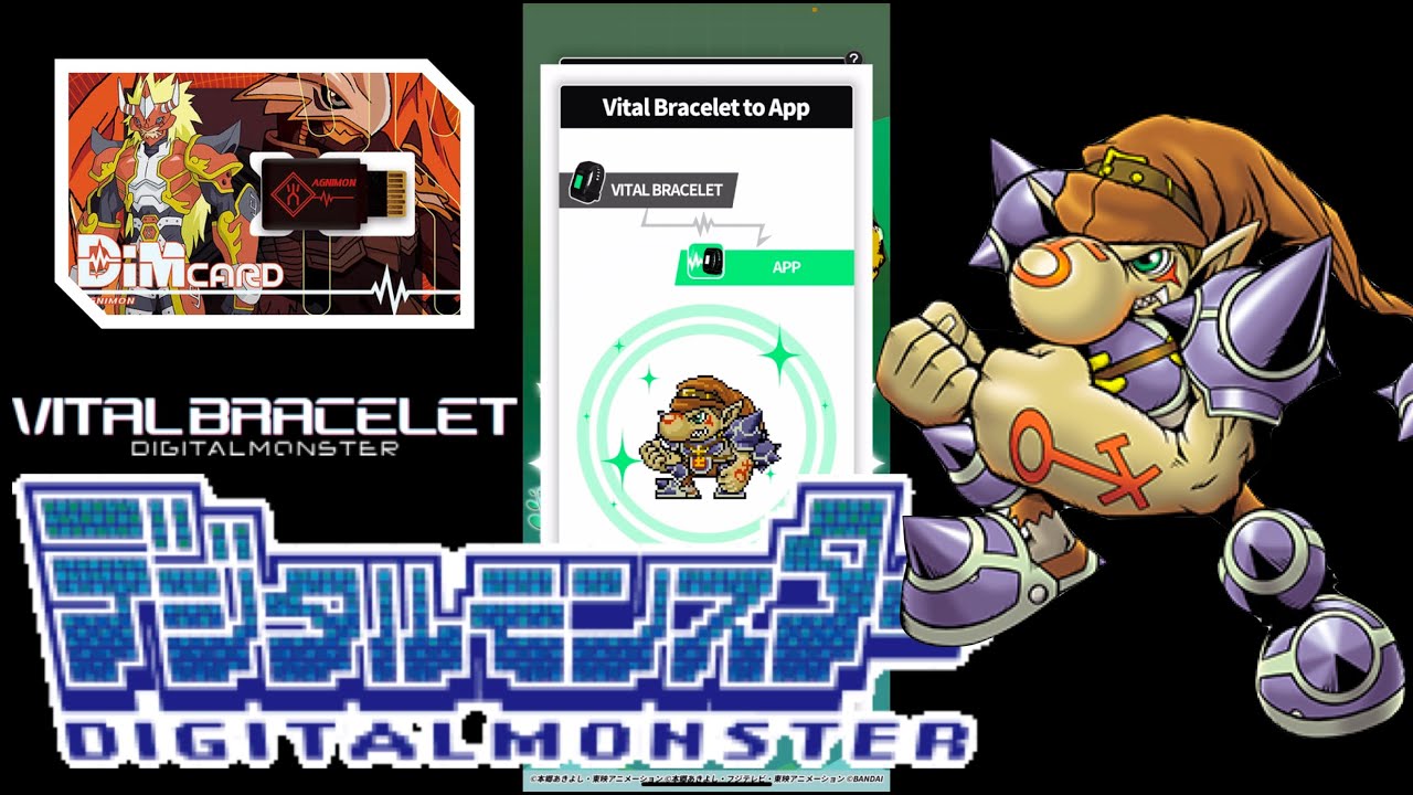 DIGIMON Vital Bracelet / Vital Hero - GRUMBLEMON || EX3 Agnimon DiM Log #12