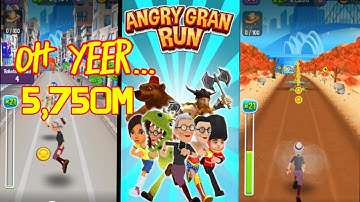 Angry Gran Run gameplay walkthrough (Android, IOS) best all #gameplay #angrygranrun #india #indian