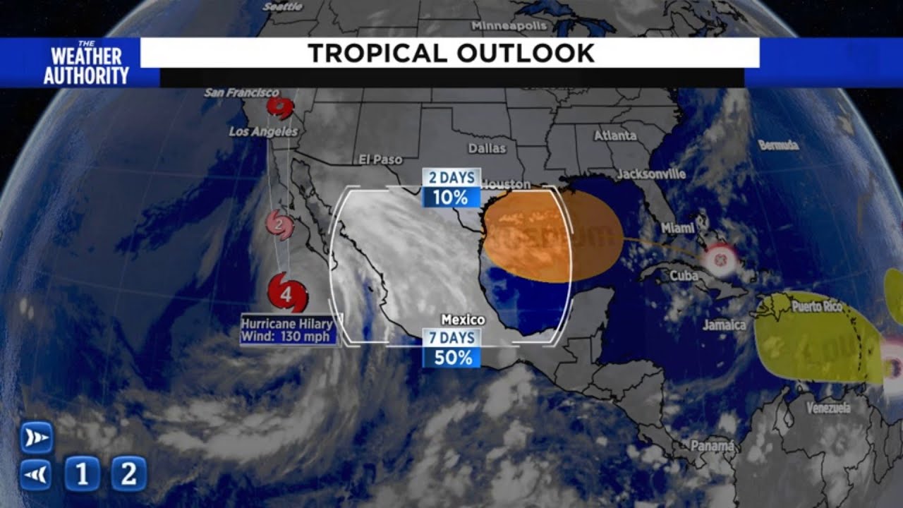 A hot Saturday with scattered storms returning Sunday - YouTube