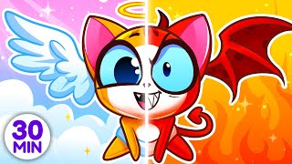 Angel or Demon Baby? Funny Kids Cartoons about Family, Siblings & Good Habits | PurrPurr Stories